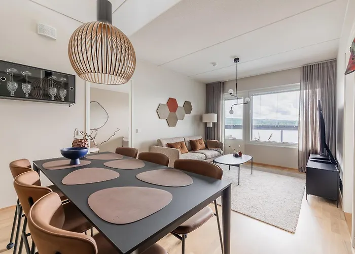 Penthouse Valsa With Private Sauna Appartement Rovaniemi