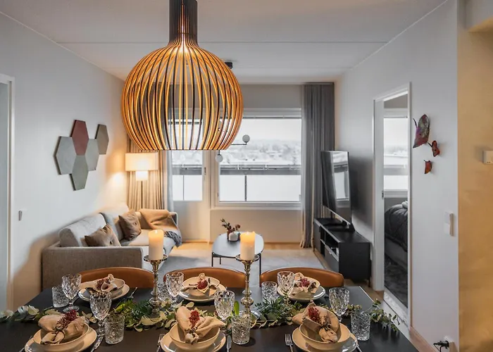 Penthouse Valsa With Private Sauna Rovaniemi